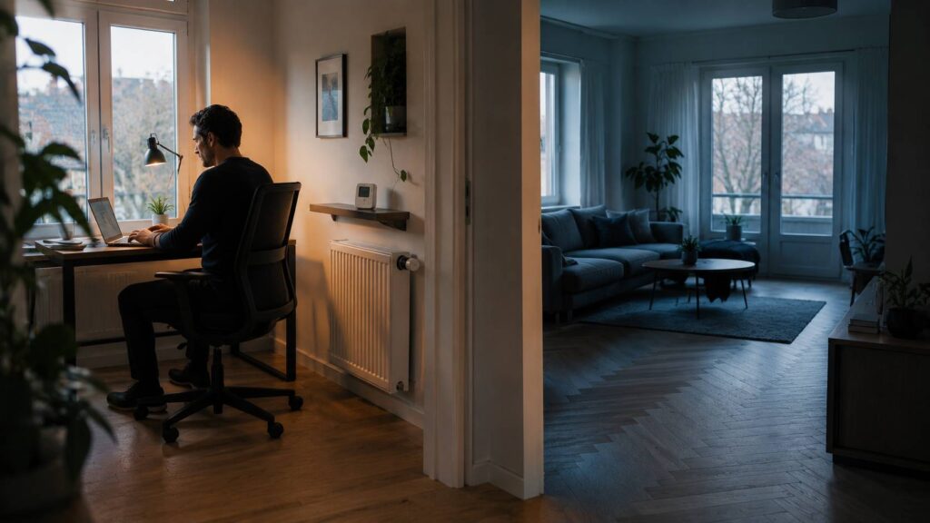 Slimme klimaatregeling verwarmt alleen de gebruikte werkruimte